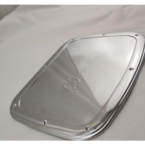 ABS Chrome Car fuel tank cover for Eleventh-generation for Toyota E170 Corolla (Australia) 2014-2017 TANK COVER