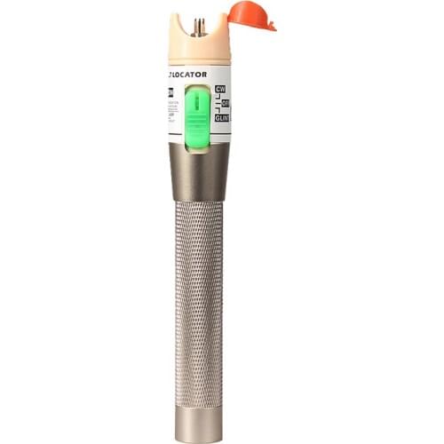 Free Shipping Mental 30mw 10-30KM Visual Fault Locator VFL Fiber Optic Red Source Fiber Optic Cable Tester