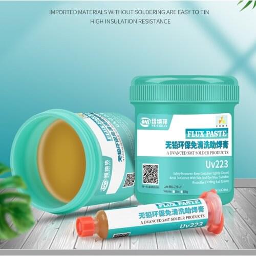 Lead-Free Soldering Welding Flux 223/559 NO-Clean Halogen-Free Solder Paste for BGA SMD PGA PCB Soldering Tools