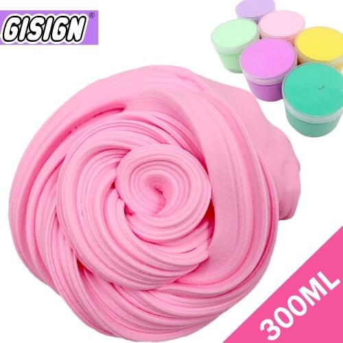 300ML Big Box Slime Butter Fluffy DIY Light Clay Toys Kit Floam Slime Antistress Kids Toy Cotton Clay Toy Plasticine Supplies