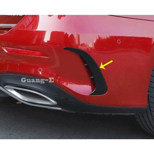 For Mercedes Benz A Class W177 A180 A200 A250 2019 2020 Car Cover Trim Back Tail Rear Fog Light Lamp Frame Parts 2pcs