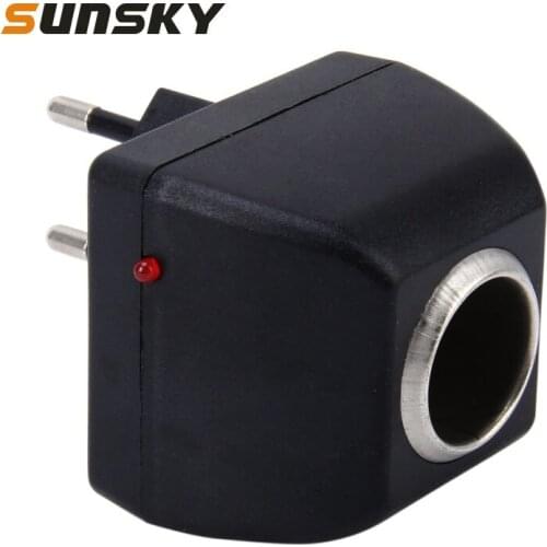 Vehicle Power Inverters 90-240V AC to 12V DC with Car Cigarette Lighter Socket Adapter Converter Vehicle Amplifier Power EU Plug