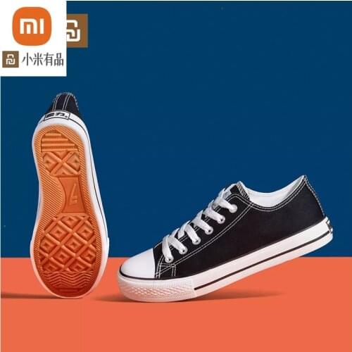4 colors xiaomi mijia youpin classic low-cut canvas shoes trend wild men and women casual shoes non-slip sneakers