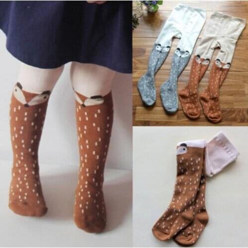 Boys/girls Pure Cotton Tights Cute spring/autumn Childrens Stockings 0-4 years Toddler Tights New Baby pantyhose Tights