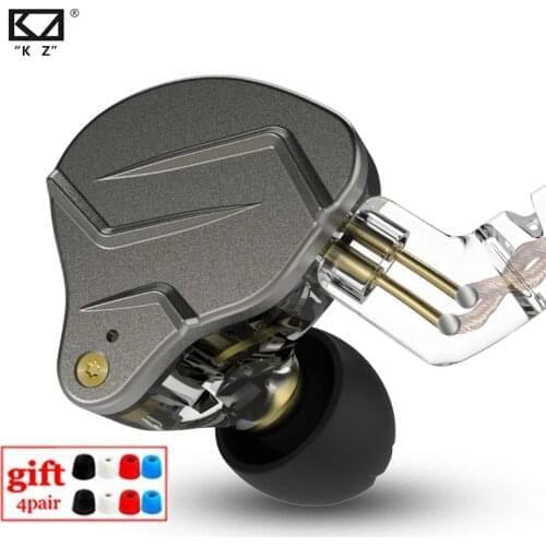 KZ ZSN PRO 1BA 1DD Hybrid Drive In Ear Earphones HIFI Metal Bass Earbud Sport Music Headset Replaceable Cable ZS10 PRO ZSX ZSTX