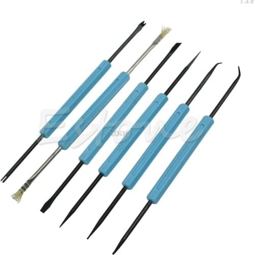 New 6Pcs Welding Solder Soldering Station Iron Tool Electronic Heat Assist Set M05 dropship