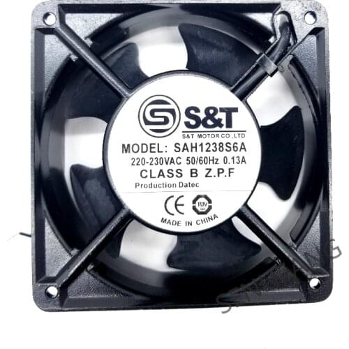 New S&T 12038 220V 0.13A SAH1238S6A 12CM/cm Chassis Cabinet Fans