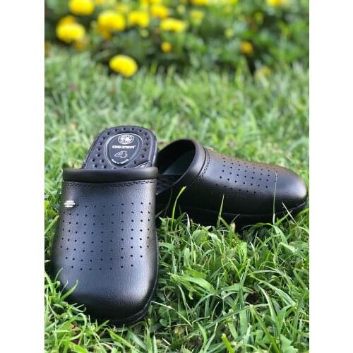 Orthopedic Sabo Slippers Doctor Nurse Hospital Cook Slippers Medical Slippers Heel Spur Reinforced Flat Sole Embossed Slippers