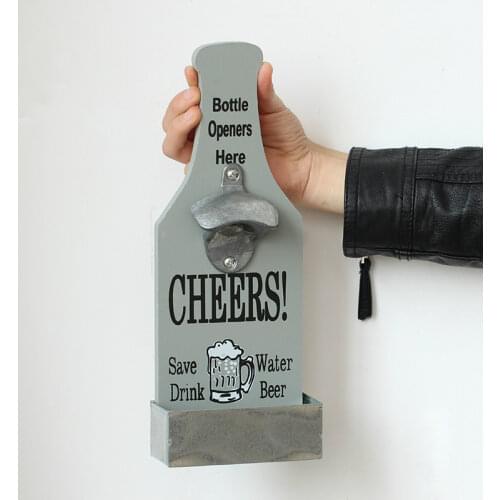 American style retro bottle openers personality creative beer wall hanging ornament modern simple coffee shop bar decoration