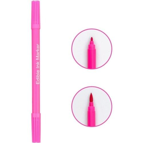 Food Grade Drawing and Writing Hook Line Hand-Painted Dual-Tipped Pens Childrens DIY Toys Easily Decorate Desserts Gift