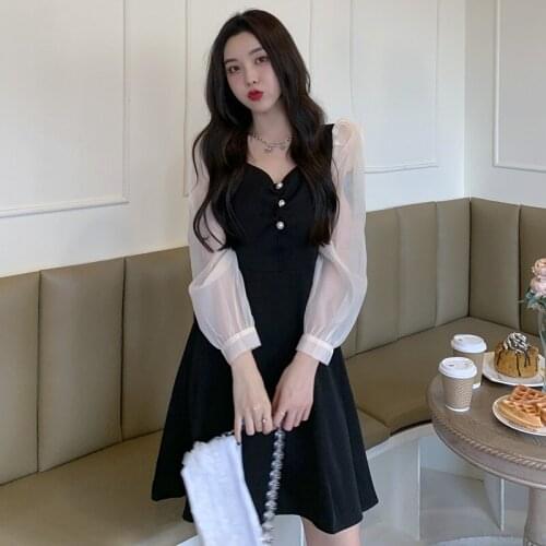 Plus Size Dresses Vestidos De Mujer Casual Women Spring Dress 2021 Plus Rozmiar Sukienki Vintage Temperament Clothing A180