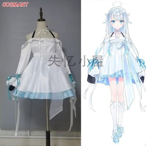 VTuber Hololive Uto Angel SJ Lovely Dress Uniform Cosplay Costume Halloween Party Outfit For Women Girls Custom Made 2020 NEW