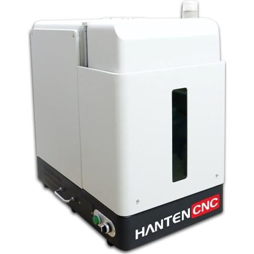 20W 30W 50W Enclosed Fiber Laser Marker for Silver and Gold Name Plate Ring Laser Engraving Machine