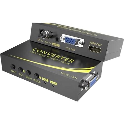 1080P BNC/VGA to VGA/HDMI 2-in-1 converter HD lossless conversion