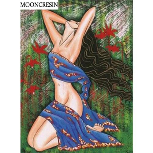 5D Diy Diamond Painting New Arrival Portrait Art Girl Square Rhinestones Embroidery Cross Stitch Diamond Mosaic Decoration Home