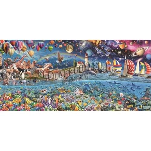 5D Mosaic Full Home Decor Diamond Embroidery Crafts DIY Diamond Painting Cross Stitch Animals Boats Outer Space Hot Air Balloons