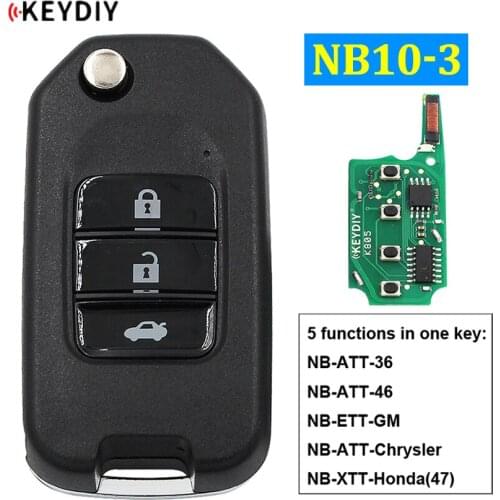 NB10-3 Multi-functional Universal Remote Control Car Key for KD900 KD900+ URG200 KD-X2 Mini KD (All Functions Chips in)