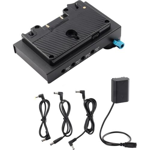 FOTGA NP-FZ100 Dummy Battery Anton Power Supply Station for 15mm DSLR Rig for Sony A7III A7RIII A7SIII A7