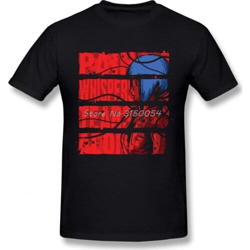 Ghost In The Shell Kusanagi Motoko T Shirt Men Cotton O-neck T-shirt Casual Tshirt Anime Tees Tops Harajuku