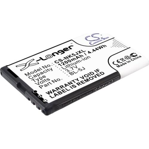 Cameron Sino Mobile SmartPhone Replacement Li-ion Battery 1200mAh For BL-5J Sweet 5230, 5800, 5800 Nav Free Tools