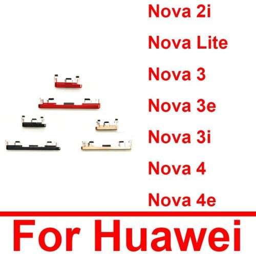 Volume & Power Side Switch Button For Huawei Nova 3i Nova3i INE-AL00 INE-TL00 INE-LX2 On/off Power Volume Control SideKey Parts