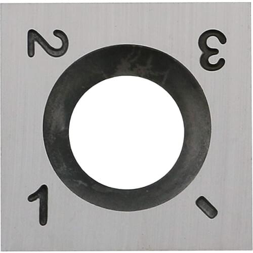 14mmx14mmx 2.0mm Square Straight Carbide Insert K10 for Wood Turning Lathe Tool 4-Edge on Chipboard Plywood Wood Roughing,1pcs