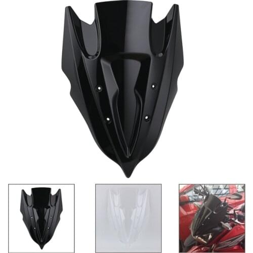 Ninja Z250 Z300 Windshield WindScreen Motorcycle For Kawasaki Ninja Z 250 Z 300 2013 2014 2015 2016 2017 2018 2019 Double Bubble