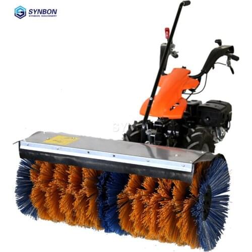 SYNBON Mini Snow Blower Sweeper Electric start Gasoline Road