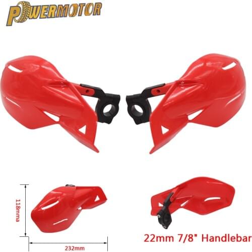 Motorcycle Handguards Hand Guards Protector for Moto Dirt Bike ATVS Kawasaki Honda Yamaha SX EXC XCW SMR 7/8" 22mm Handlebar