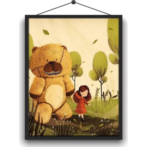 D DIY Full Circle Diamond Embroidery Kit "cartoon Illustration" Mosaic Home Handmade Crafts Decoration Hanging Painting Gift