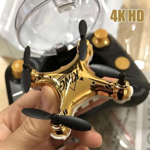 RC Quadcopter Mini pocket Drone With Camera HD 2.4G 4CH 3D Flip Headless Mode Dron helicopter toys VS S9hW S9 LF606 e61