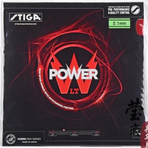 Original Stiga POWER LT pimples in table tennis rubber with soft sponge for table tennis rackets racquet sports pingpong rubbers