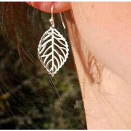 Europe And The United States Fashion Exaggerated Leaves Square Womens Party Cheap Earrings Bridesmaid Gift Wholesale