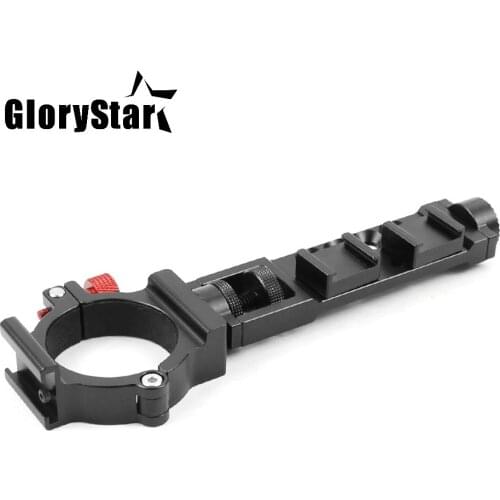 O-Ring Extension Arm Adapter Clamp for Zhiyun Smooth 4 Gimbal Video Microphone & LED Light Hot Shoe 1/4 Threads & Rosette Mount