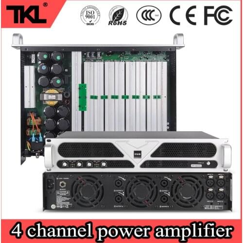 TKL 4 channle 1300*4 PS4 power amplifier for large stage marriage occasions HlFl DJ professional power amplifier