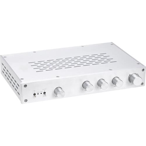 AIYIMA HiFi Class A Preamp Amplifier Treble Midrange Bass Independent Tone Volume Control Preamplifier 4 Way Input Home Theater