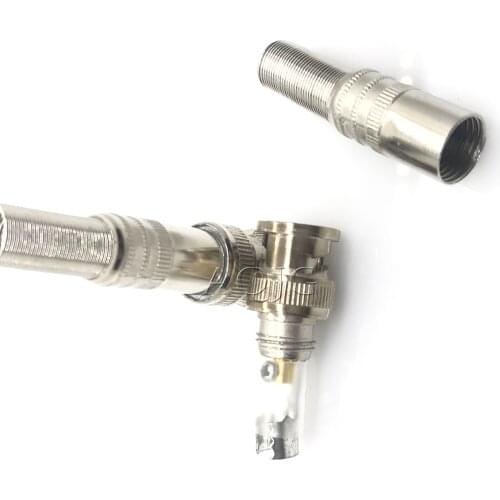 2pcs BNC JR-B25 Male Solderless BNC Connector for Security Cctv Camera System