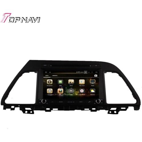 Topnavi 8'' Quad Core Android 6.0 Car GPS Navigation for HYUNDAI SONATA LF 2015- Autoradio DVD Multimedia Audio Stereo
