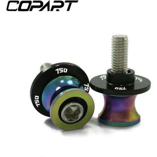 For Kawasaki Z750 Z 750 2007-2020 Motorcycle Accessories CNC Swingarm Spools Slider Rear Swing Arm Cover Stand Screws Paddock