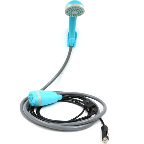 12V Electric Car Shower Portable Camping Shower Outdoor Self-driving Electric Shower for Garden Travel Car Wash