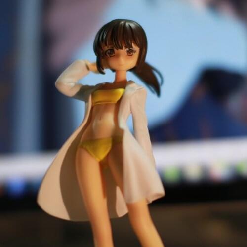 15CM Japanese anime figure boku wa tomodachi ga sukunai Shiguma Rika action figure swimsuit ver action figure