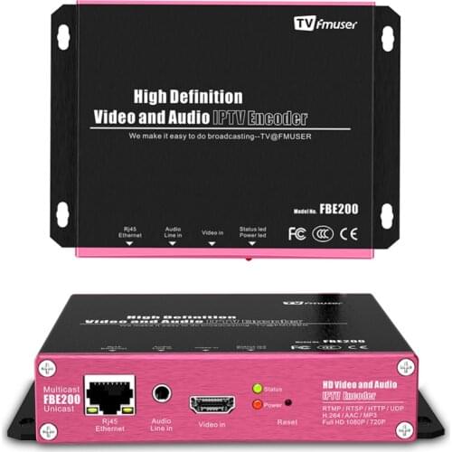 FMUSER FBE200 H.264/H.265 HDMI Encoder IPTV Video Encoder live stream live Broadcast encoder LAN