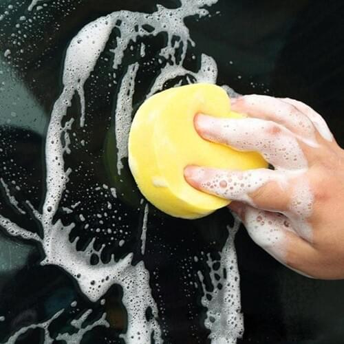 1/5pcs Auto Care Polish Sponge Cleaning Tools Wax Sponges Car Body Glass Wash Sponge Washer Applicator Pads Car Wax Foam