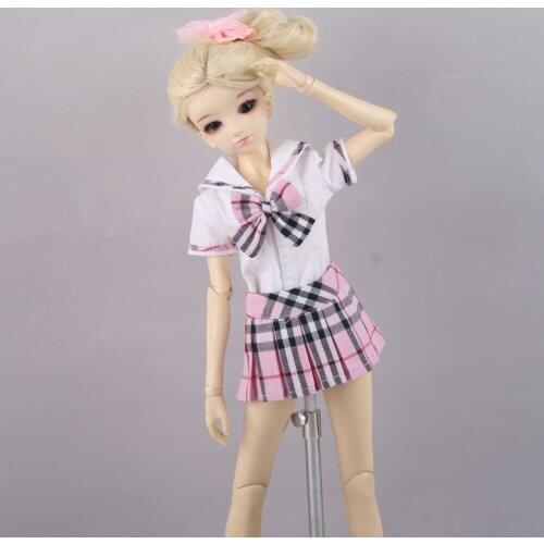 [wamami] 300# Pink Skirt Outfit Unidorm 1/4 MSD SD DZ AOD DOD BJD Dollfie Doll