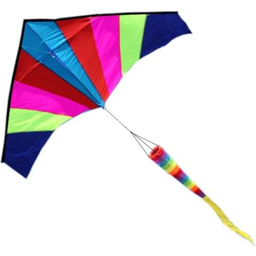 Best Large Delta Kite with Tail - Perfect for Relaxing of Fun At the Beach - Give It a Try! Good Flying That You Will Love It