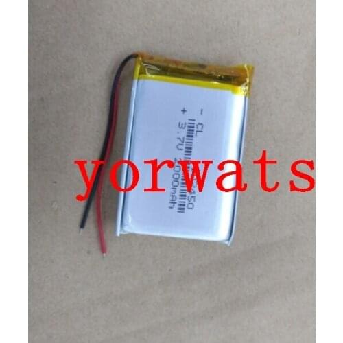 New Hot A Rechargeable Li-ion Cell 3.7V polymer lithium battery 103450 2000mAh