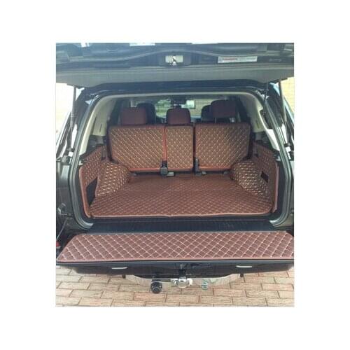 Newly! Special trunk mats for Lexus LX 450d 5 seats 2018-2015 waterproof boot carpets cargo liner for LX450d 2016,Free shipping