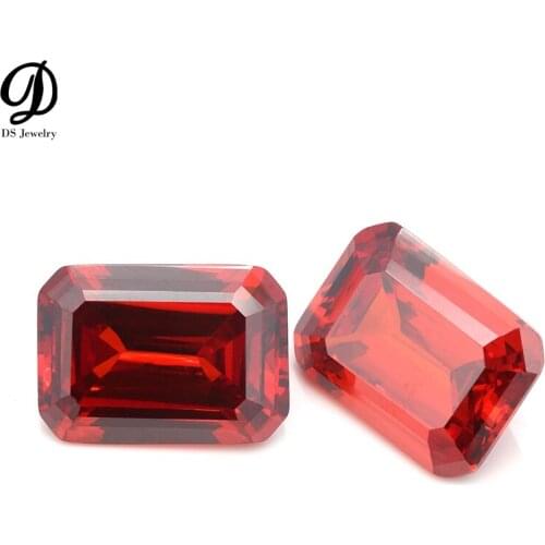 Wholesale Top Quality 13*18MM OTC Shape Orange Large Size CZ Semi-Precious Stone Crafts