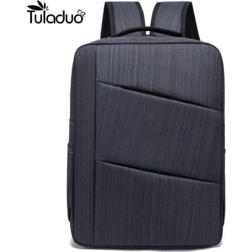 Mens Backpack Suitable For Laptop USB Charging Multi-layer Space Travel Mens Bag Anti-Thieves
