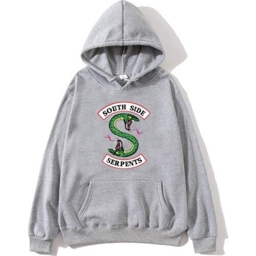 Riverdale Hoodie Men Women South Side Serpents Harajuku Riverdale Southside Boys Girls Oversize Sweatshirts Pullover Hoodies